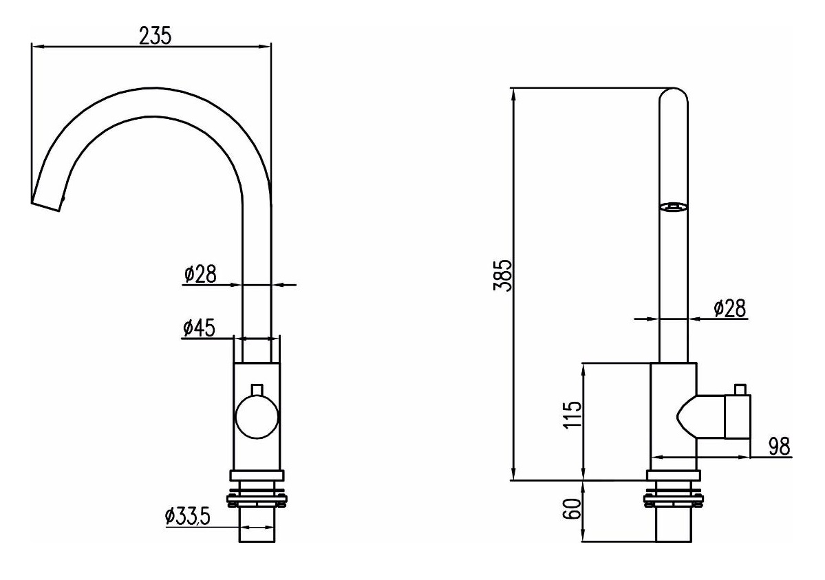 Automatic sensor faucet KR5149CV-DC